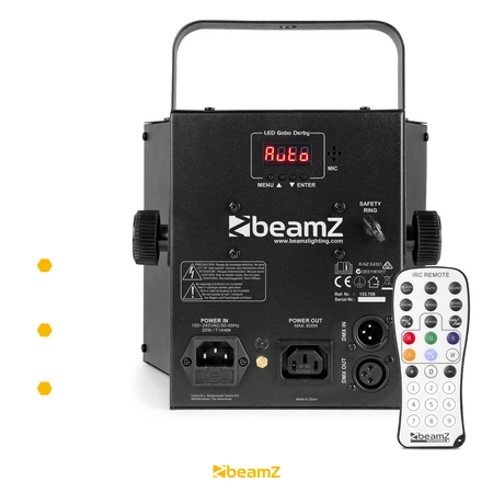 Efekt świetlny derby + stroboskop BeamZ Gobo Derby UV