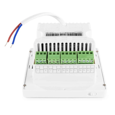 Wzmacniacz audio Powerline A100W BT do montażu ściennego, biały