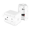 Zestaw białych głośników do muzyki w tle 4 x 4" BV40W 100V z wzmacniaczem 2 strefowym