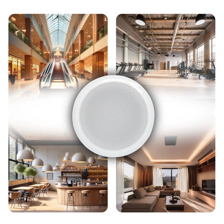 Głośnik sufitowy pasywny 6'' 10W 8Ohm 1szt ZS104P Audioport