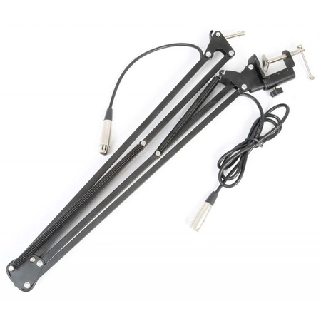 Stołowy statyw mikrofonowy z kablem XLR Vonyx