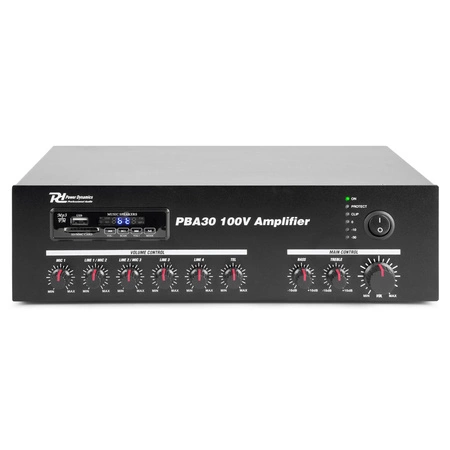 Zestaw białych głośników instalacyjnych 4 x 5" CSPB5 100V z wzmacniaczem bluetooth