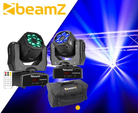 Zestaw: 2x Głowa ruchoma Panther 80 Hybrid IRC Beamz