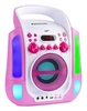 Karaoke system z CD i 2 mikrofonami SBS30P różowy