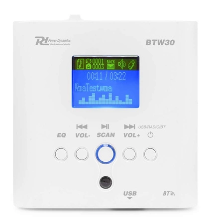 Zestaw: System audio- wzmacniacz BT+ 2x głośnik sufitowy 2x15W