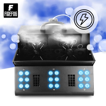 Zestaw: Wytwornica baniek i dymu z efektem LED Octopus 1500BL DMX pilot Firefog + płyn do dymu i baniek 2x 5L