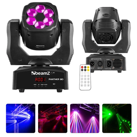 Głowa ruchoma Panther 80 Hybrid IRC Beamz