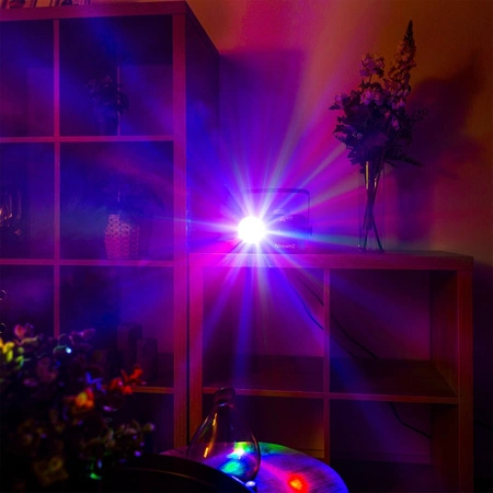 Zestaw: Wytwornica dymu LED 700W S700-JB+ płyn do dymu 5L Beamz