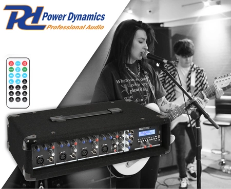 Powermikser 4-kanałowy PDM-C405A Power Dynamics