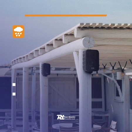 Kolumny instalacyjne 100V 3" 60W IPX5 PD BC30V czarne Power Dynamics