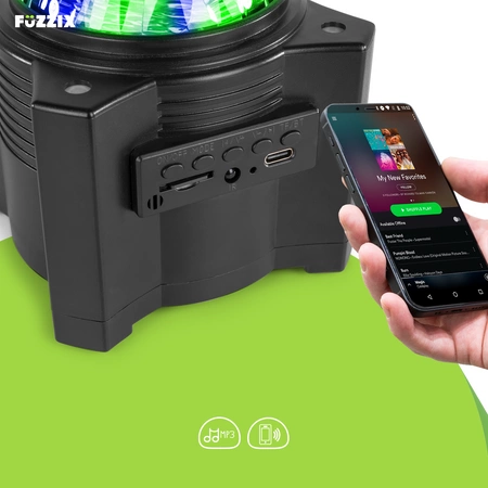 Półkula Projektor Aurora Galactic z głośnikiem BT Fuzzix