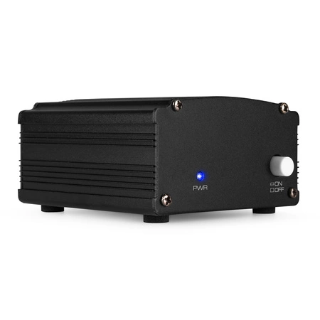 Zasilacz phantom Vonyx VDX10 48 V - USB-C - zbalansowane wejście i wyjście XLR - czarny