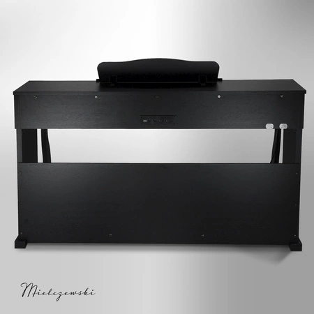 Pianino cyfrowe ze statywem 88 dynamicznych klawiszy NOCTURNO czarne Mielczewski