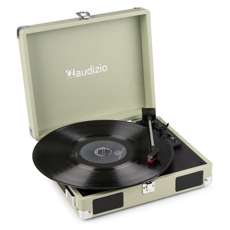 Gramofon w walizce RP111G Audizio zielony