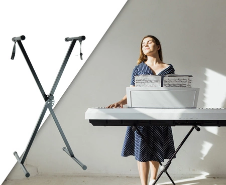 Statyw pod keyboard organy wysokość 30-98cm Hardman