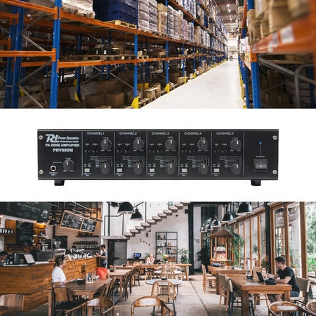 Pięciokanałowy wzmacniacz Power Dynamics PDV550M