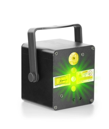 Bateryjny efekt świetlny LED z laserem RGB TINYLED-LASRGB