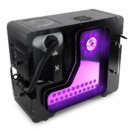 Zestaw: Wytwornica dymu pionowego i poziomego ARES 3000LED Firefog+ płyn 5l