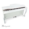 Pianino cyfrowe ze statywem 88 dynamicznych klawiszy NOCTURNO białe Mielczewski