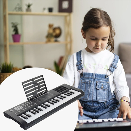 Keyboard edukacyjny dla dzieci 37 klawiszy mikrofon BD-376 BDMusic