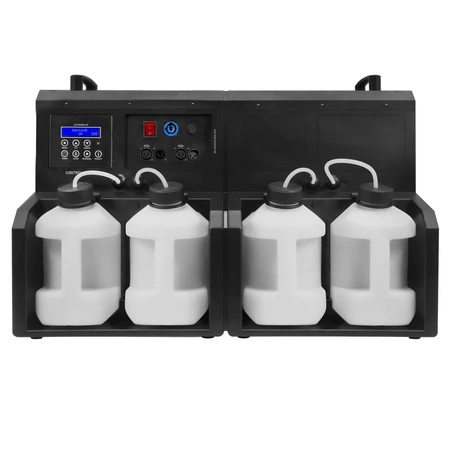 Zestaw: Wytwornica dymu i baniek z diodami RGBW Cyclone400+ płyn do dymu i baniek