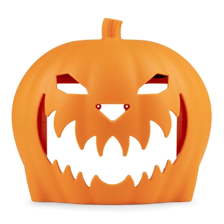 Zestaw Imprezowy: Maszyna do dymu LED z głową dyni na imprezy tematyczne + płyn do dymu 5l