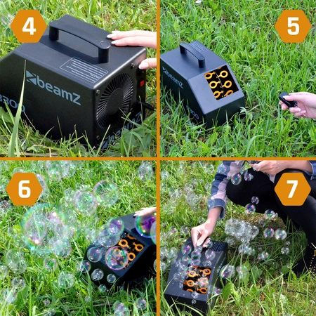 Zestaw: Wytwornica baniek B300 pilot Beamz+ płyn do baniek 1l