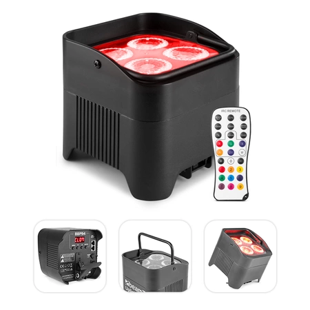 Oświetlacz Bateryjny LED BBP94 Uplight Par 4x10W RGBWA-UV
