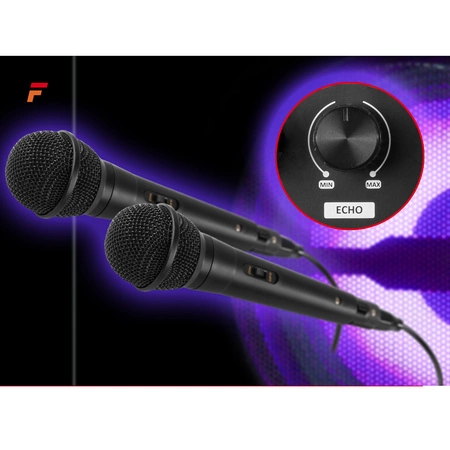 Aktywna kolumna karaoke 2x 10" LED LIVE2104 Fenton