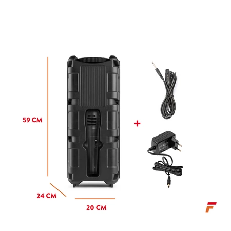 Boombox głośnik mobilny BT BoomBox340 LED mic Fenton