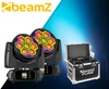 Zestaw: 2x Głowa ruchoma Fuze712 z efektem LED SMD Beamz+ Case