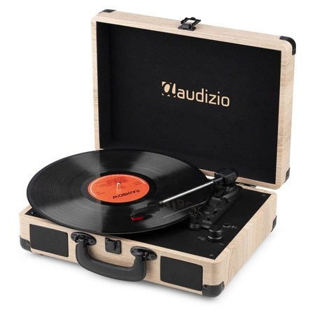 Gramofon w walizce z BT In/Out RP116LW Audizio jasne drewno