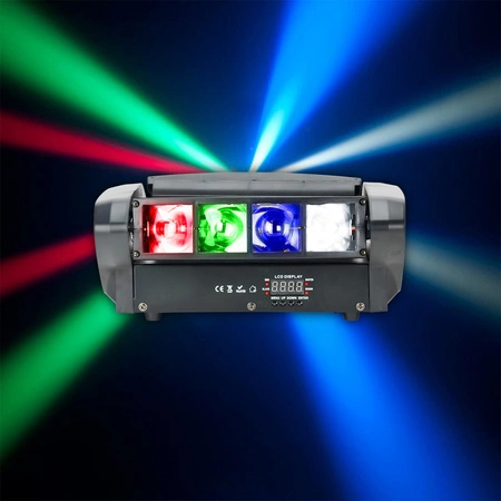 Efekt świetlny ruchomy LED RGBW Spider Lucendi