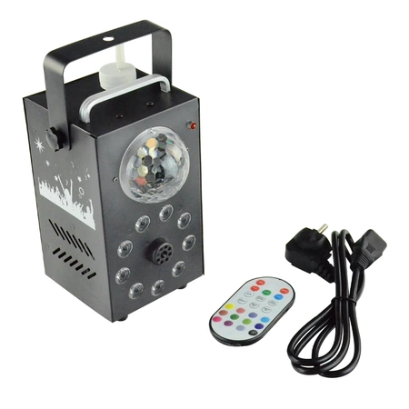 Zestaw: Wytwornica dymu z efektem LED i Jelly Ball SATURN+ płyn do dymu 1l