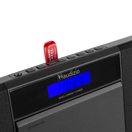 Miniwieża HIFI Nimes CD tuner FM BT USB czarna