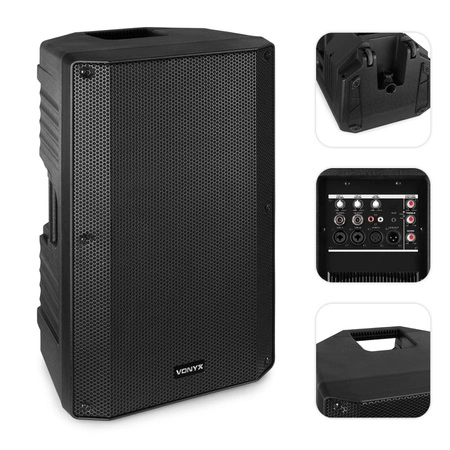 Zestaw nagłośnieniowy kompletny system dźwiękowy aktywny 2.1 - 2400W Vonyx