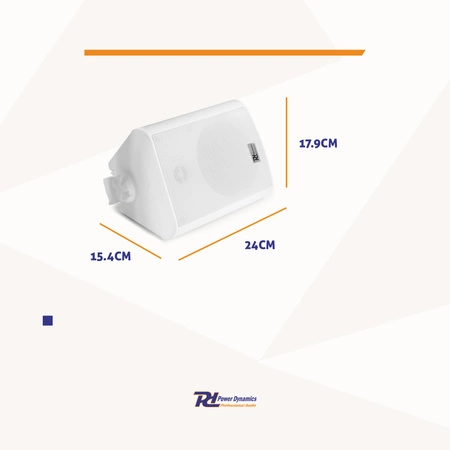Zestaw 2 kolumn instalacyjnych 100V 5,25" 120W BC50V PD