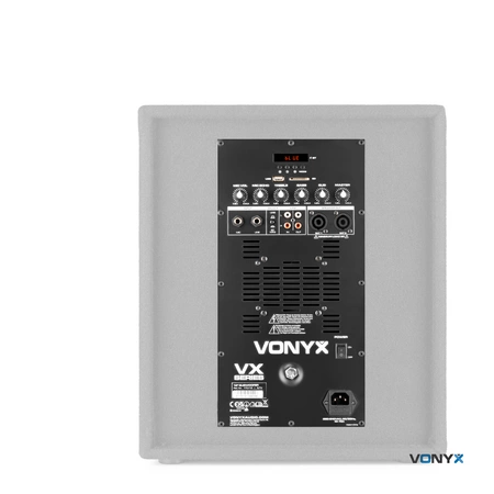 Zestaw nagłośnieniowy aktywny 800W VX0812BT 2.1 12” Vonyx