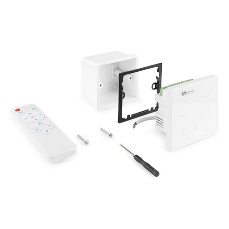 Wzmacniacz audio Powerline A100W BT do montażu ściennego, biały