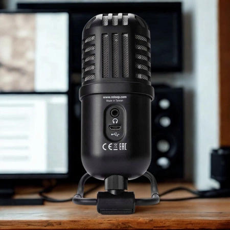 Zestaw: Słuchawki HIFI DJ VH100 z mikrofonem pojemnościowym Vonyx