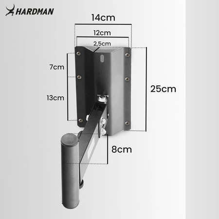 Statyw kolumnowy ścienny 2szt HWS1 Hardman