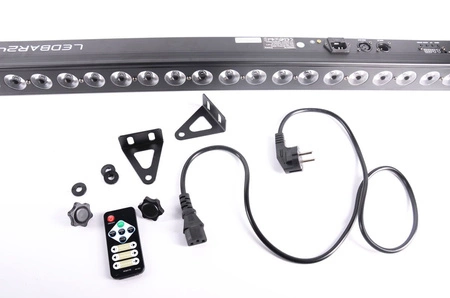 Belka oświetleniowa LED BAR 24x 4W RGBW Ibiza LEDBAR24-RC