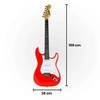 Gitara elektryczna - kompletny zestaw -Golden Guitar STEG-20 Czerwona Stratocaster