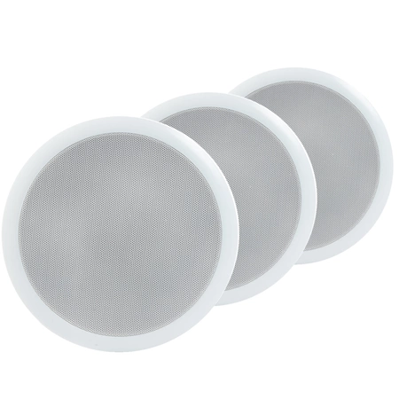 Zestaw instalacyjny 100V, głośnik sufitowy, wzmacniacz, okablowanie Power Dynamics