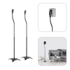 Statyw głośnikowy Audizio HTS10 - regulowana wysokość - zestaw 2 sztuk - czarny