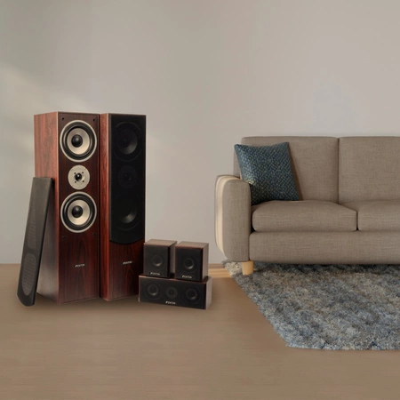 Zestaw kolumn kina domowego Fenton 5.0 Orzech