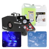 Zestaw: Wytwornica dymu i baniek SB1500LED+ płyn do dymu 5L i płyn do baniek 5L