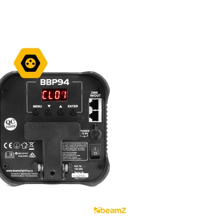 Oświetlacz Bateryjny LED BBP94 Uplight Par 4x10W RGBWA-UV