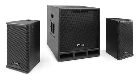 Zestaw nagłośnieniowy ComboSet 1500 15"subwoofer 2x kolumna 8" Power Dynamics
