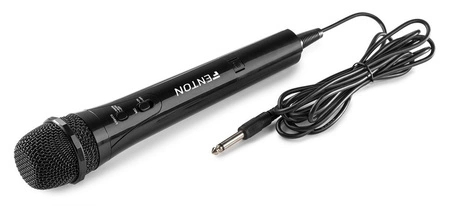 Mikrofon karaoke z oświetleniem LED RGB KMD55B czarny